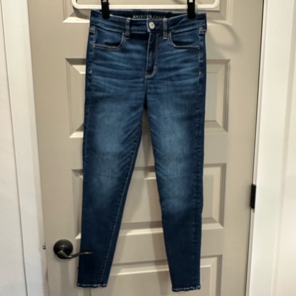 American Eagle Outfitters Denim - American Eagle Outfitters Dark Blue Skinny Jeggings